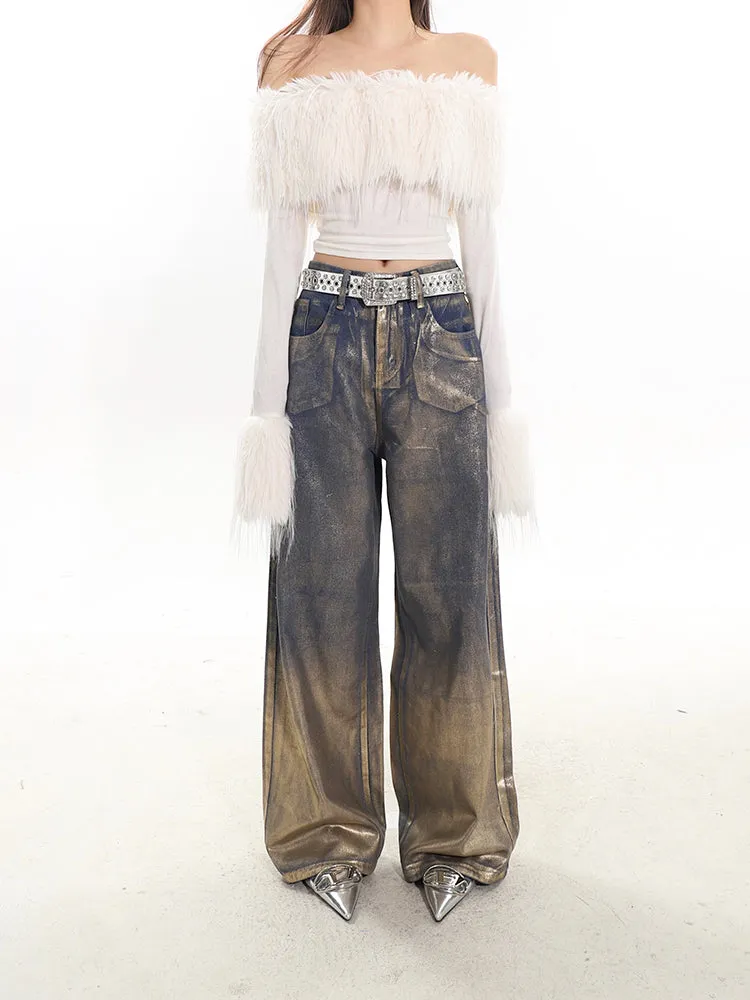 【24s February.】Bronzed Premium Baggy Jeans