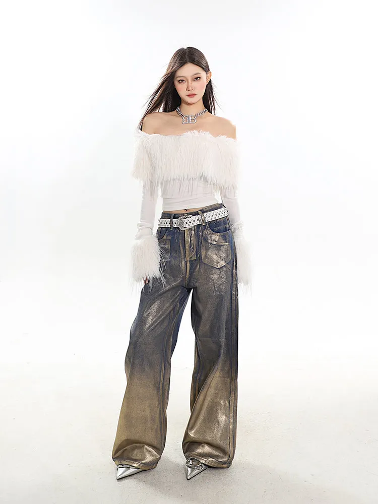 【24s February.】Bronzed Premium Baggy Jeans