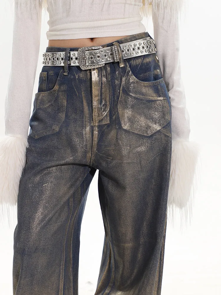 【24s February.】Bronzed Premium Baggy Jeans