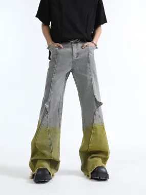 【24s July.】Deconstructed Split Gradient Jeans