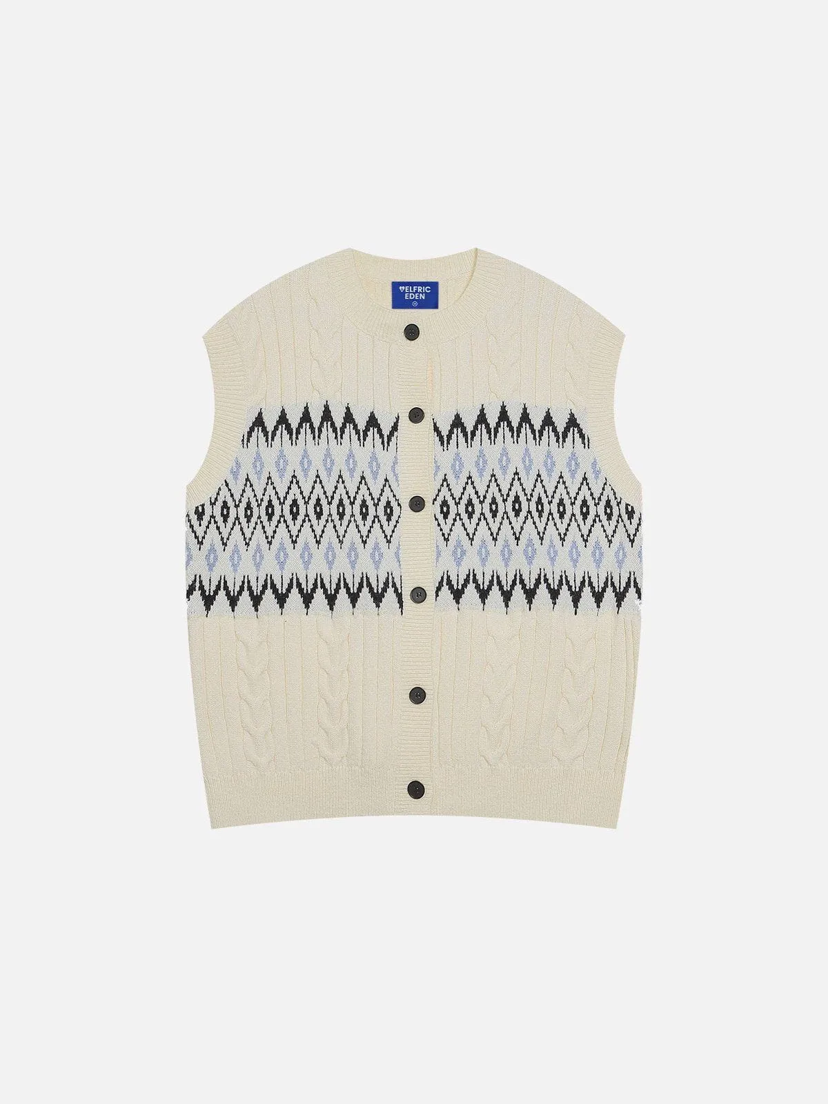 Aelfric Eden Twist Fair Isle Sweater Vest