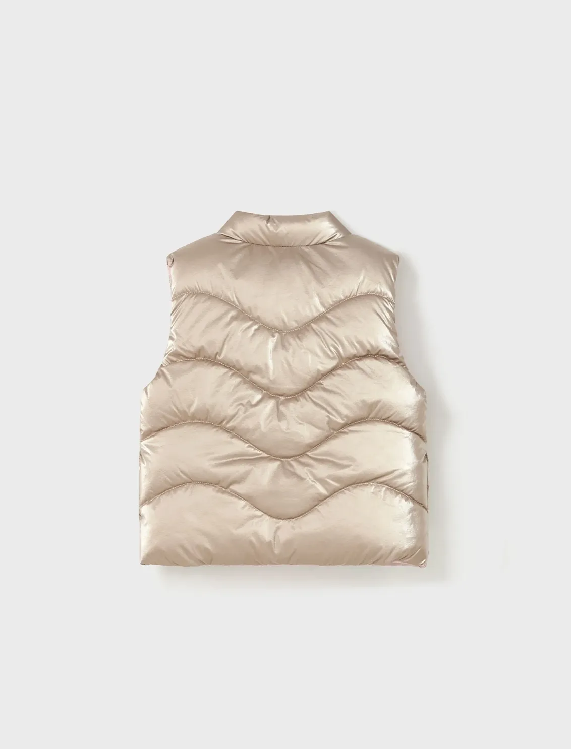 Baby reversible vest recycled fibers