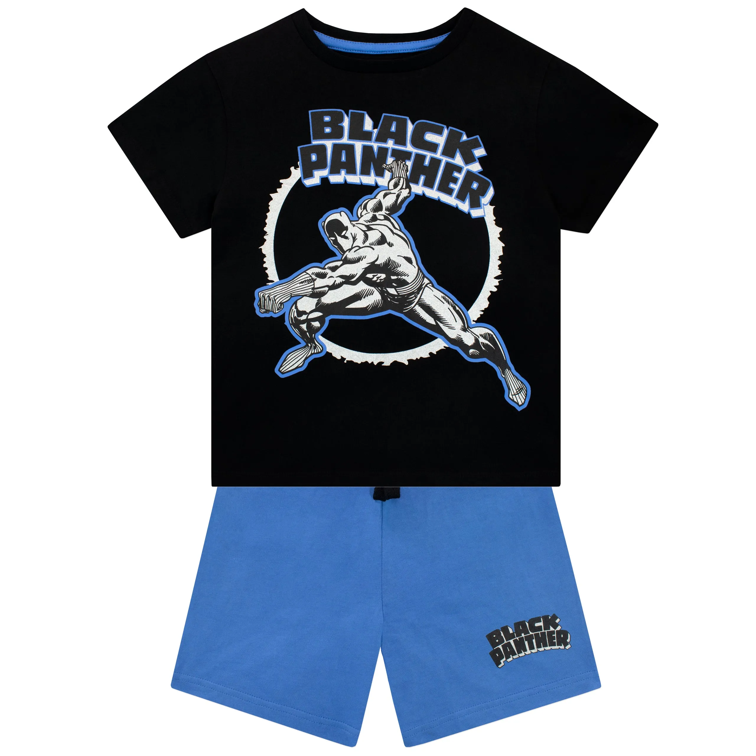 Black Panther T-Shirt and Shorts Set