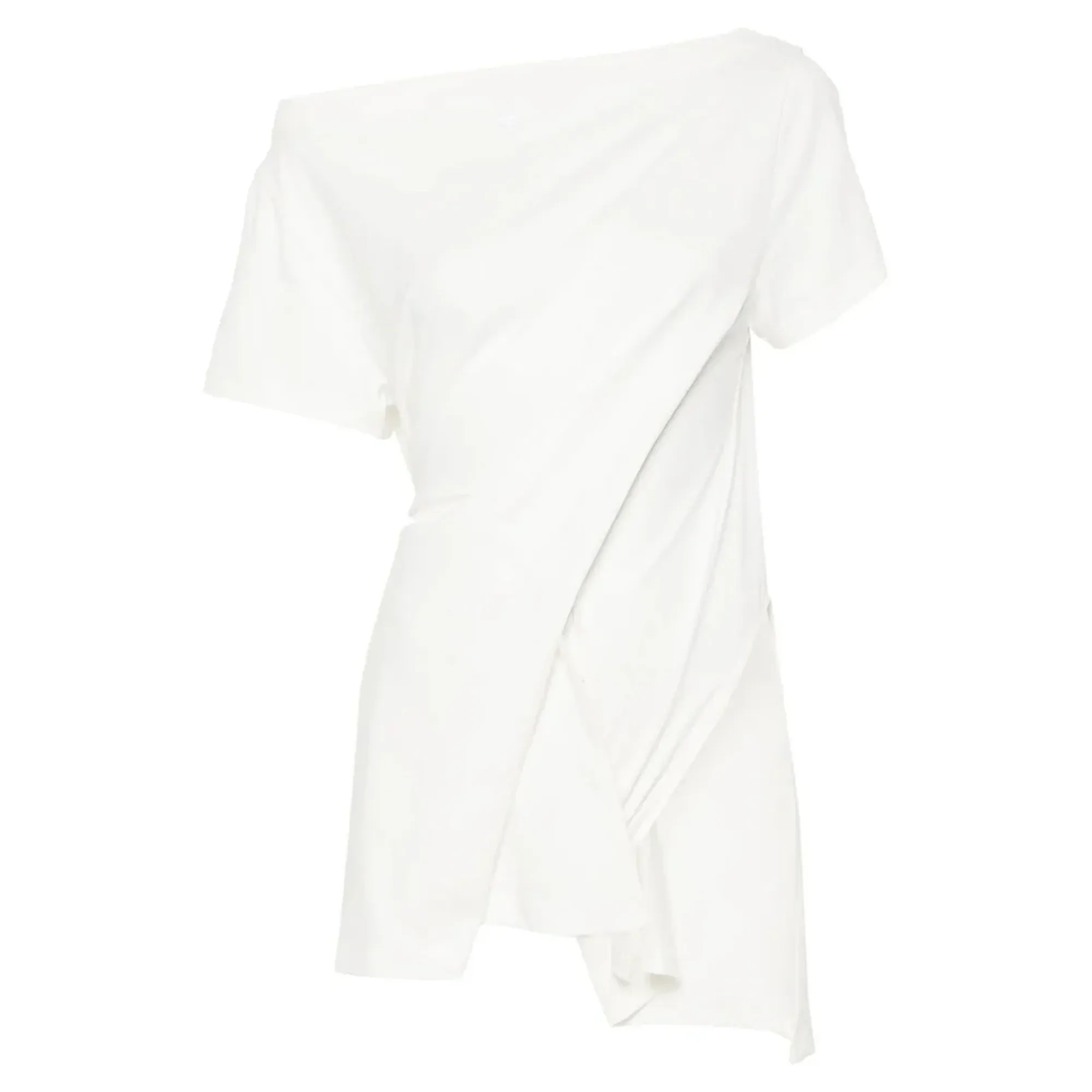 Boat Neck Body Cotton Mini Dress