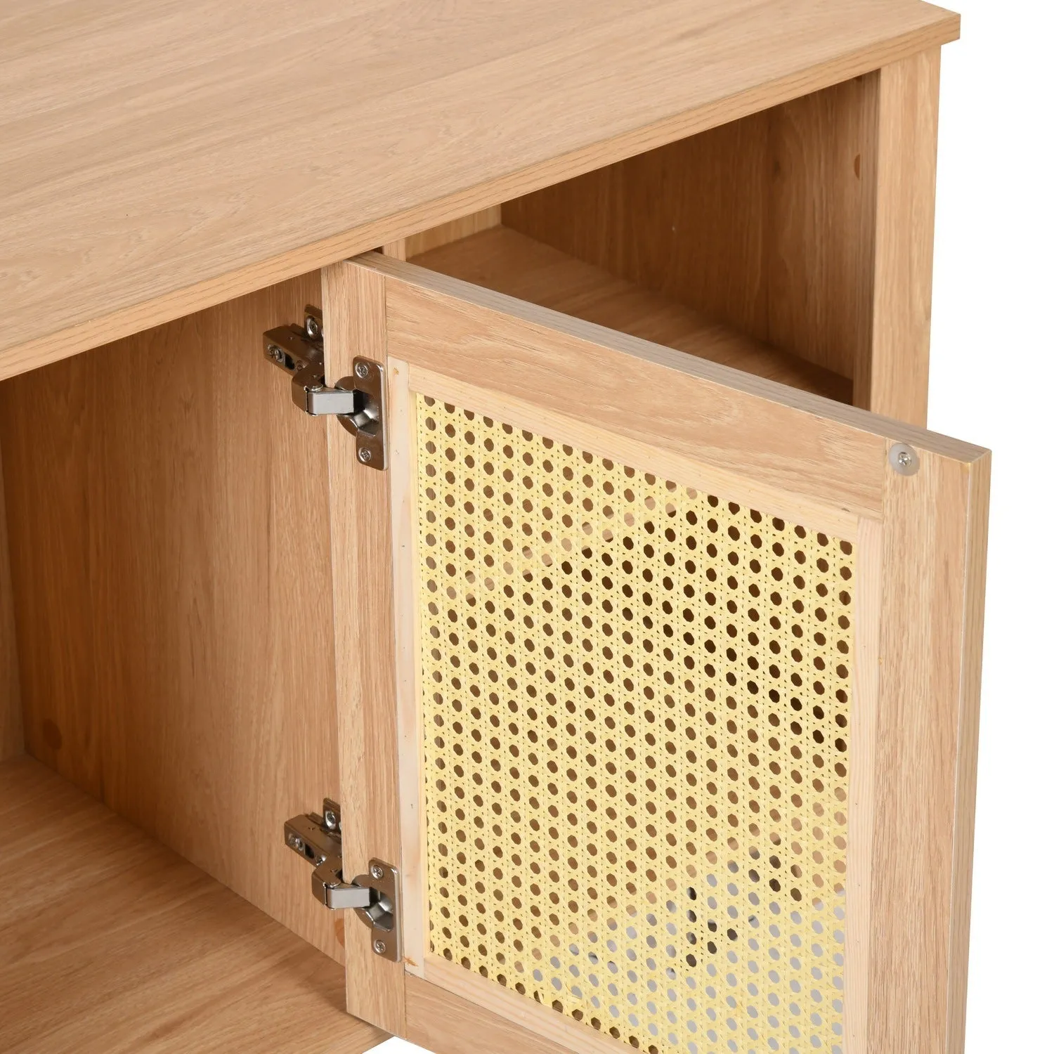 Boho Fabulous 64.4" Rattan TV Stand for 65/70 inch