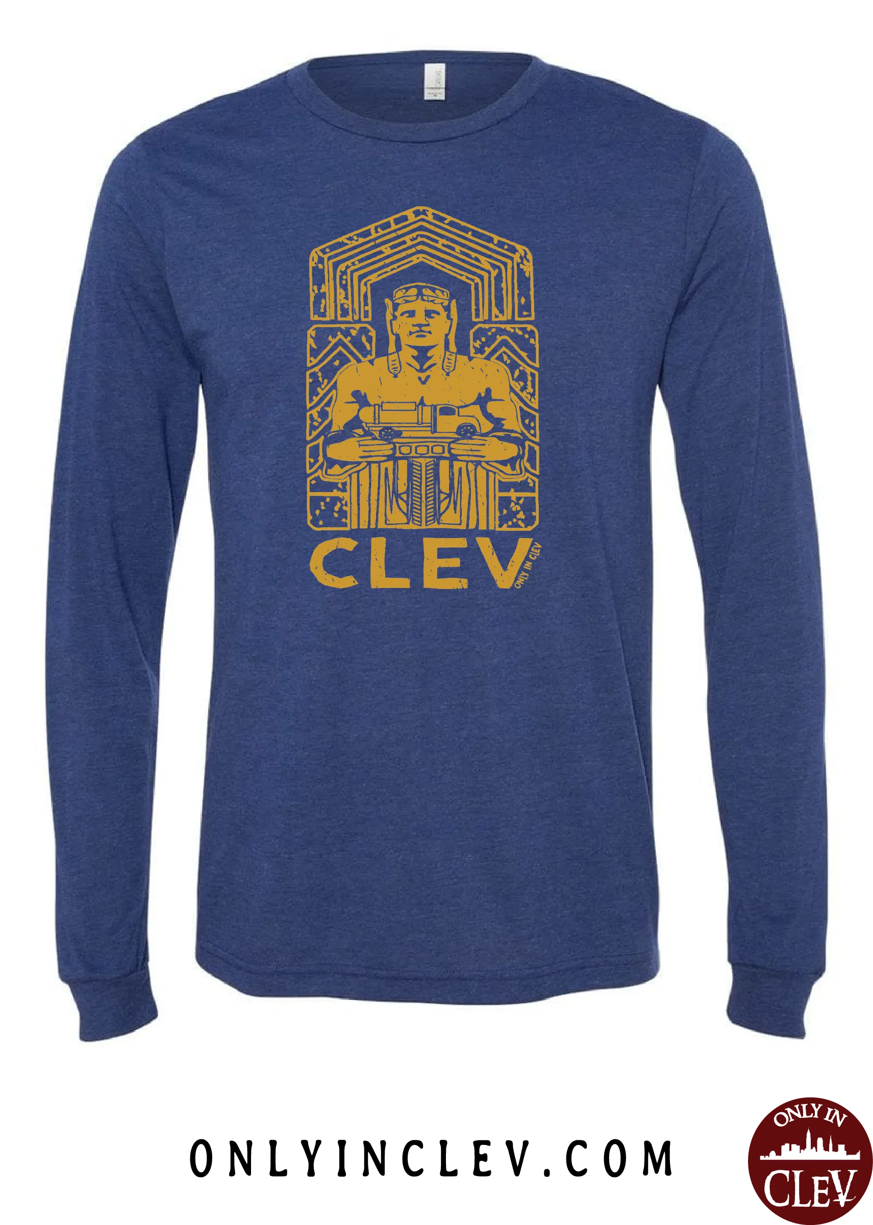 Cleveland Metallic Gold Guardian Long Sleeve T-Shirt