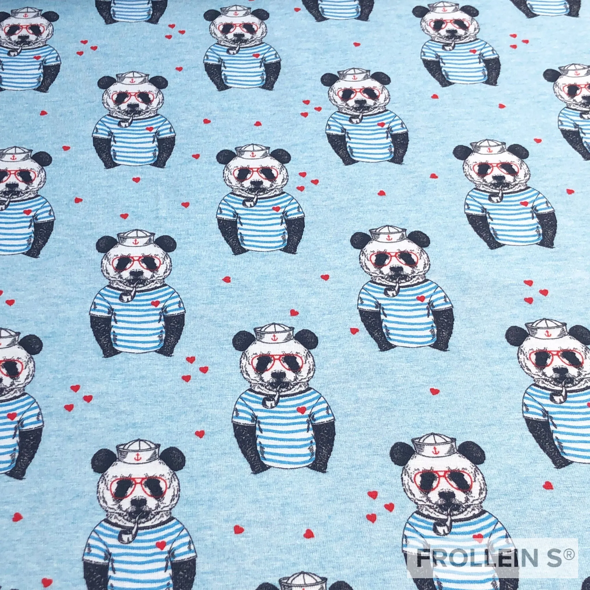 Cotton Jersey - Panda Sailor