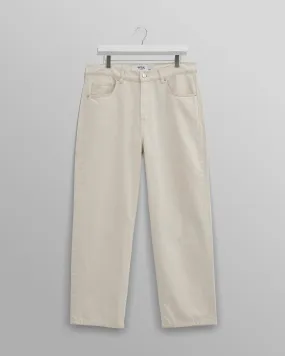 Felix - Ecru Loose Fit Denim Jeans