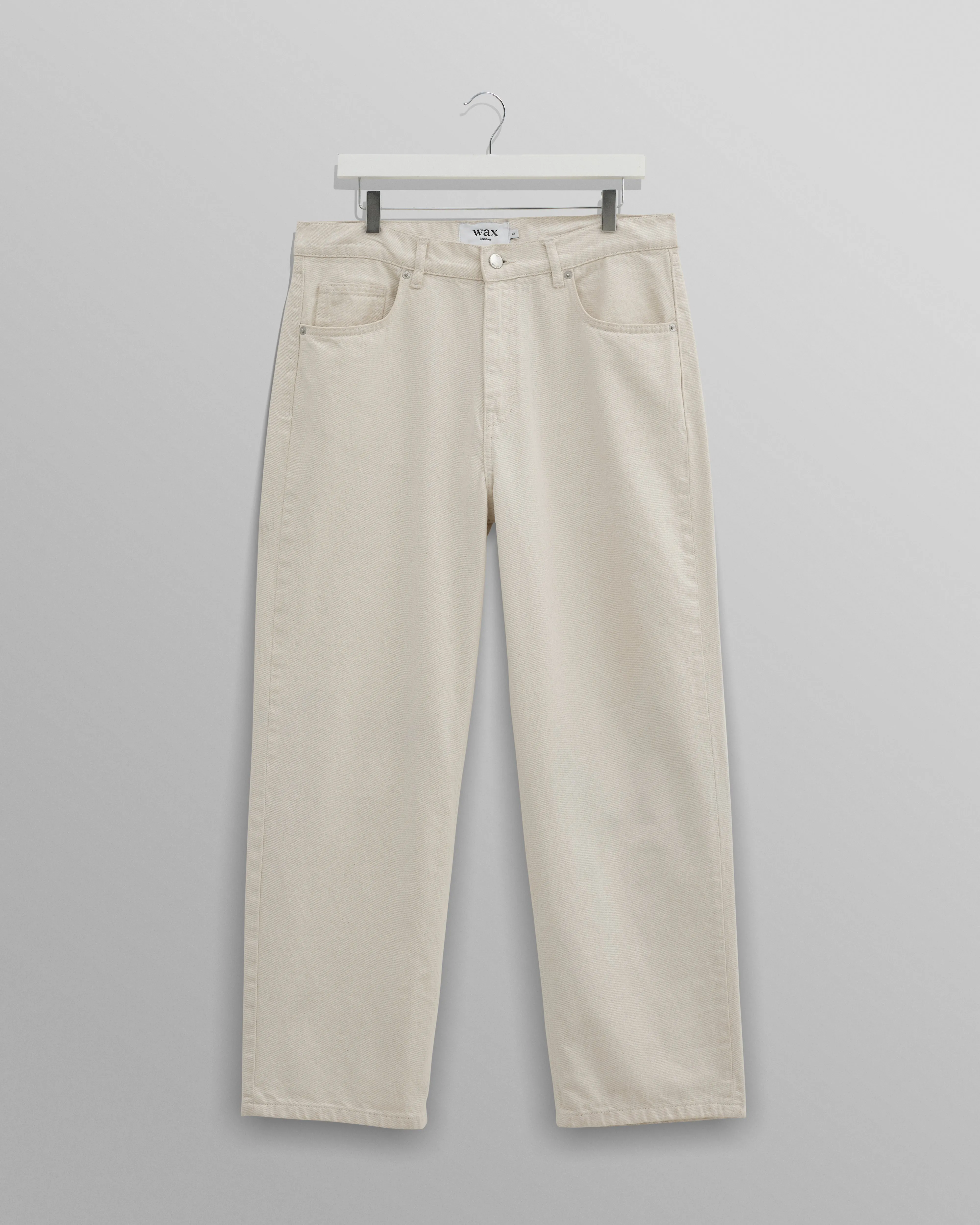 Felix - Ecru Loose Fit Denim Jeans