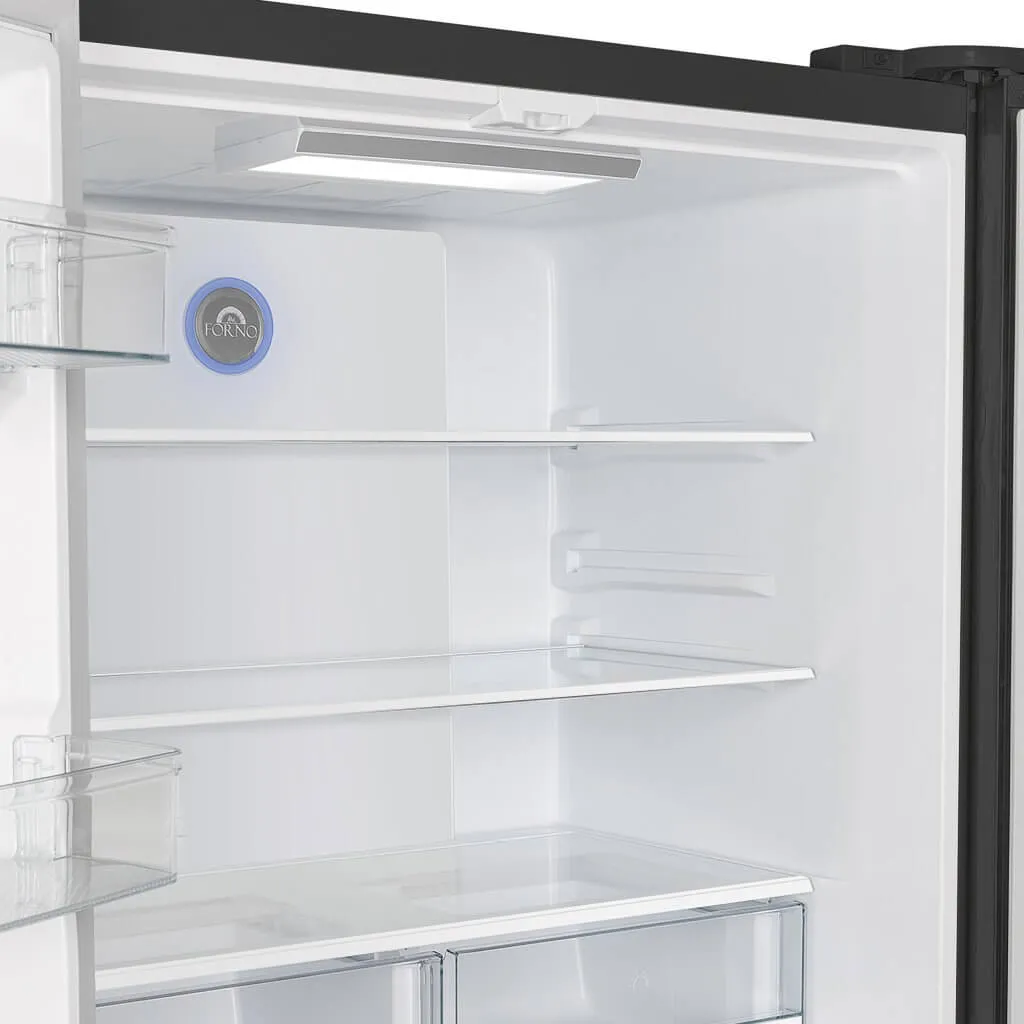 Forno Espresso 36" Black 19.2 cu. ft. Refrigerator FFRBI1820-36BLK