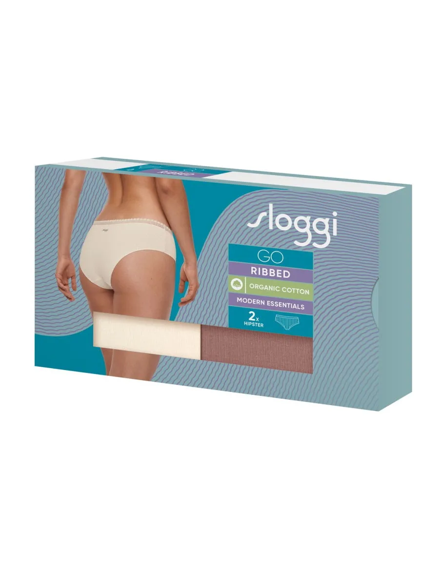 GO Ribbed Hipster (2 Pack)