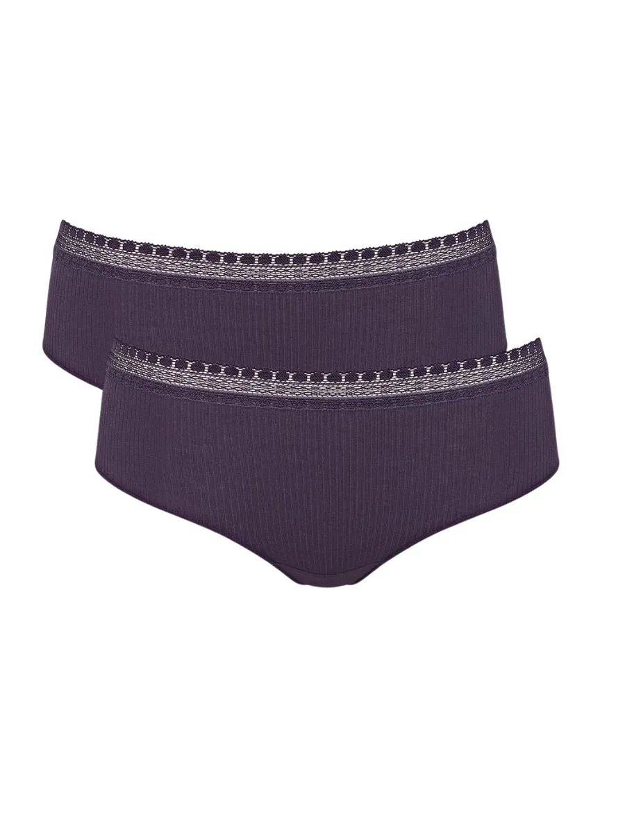 GO Ribbed Hipster (2 Pack)