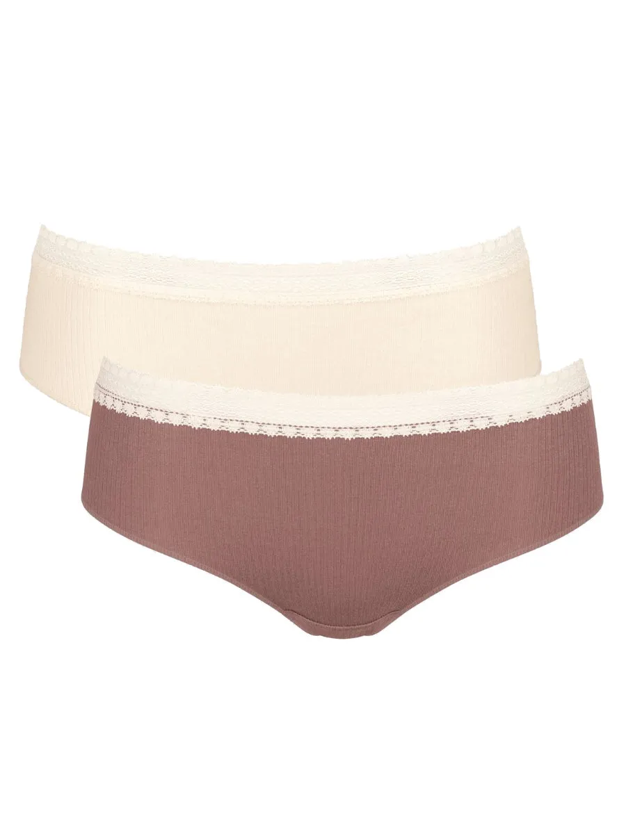 GO Ribbed Hipster (2 Pack)