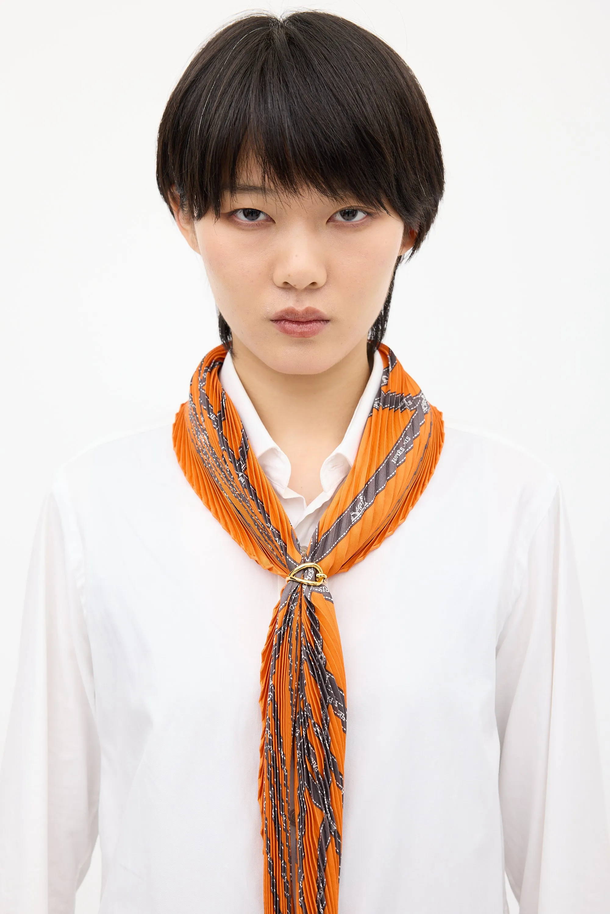 Gold Jumbo Scarf 90 Ring