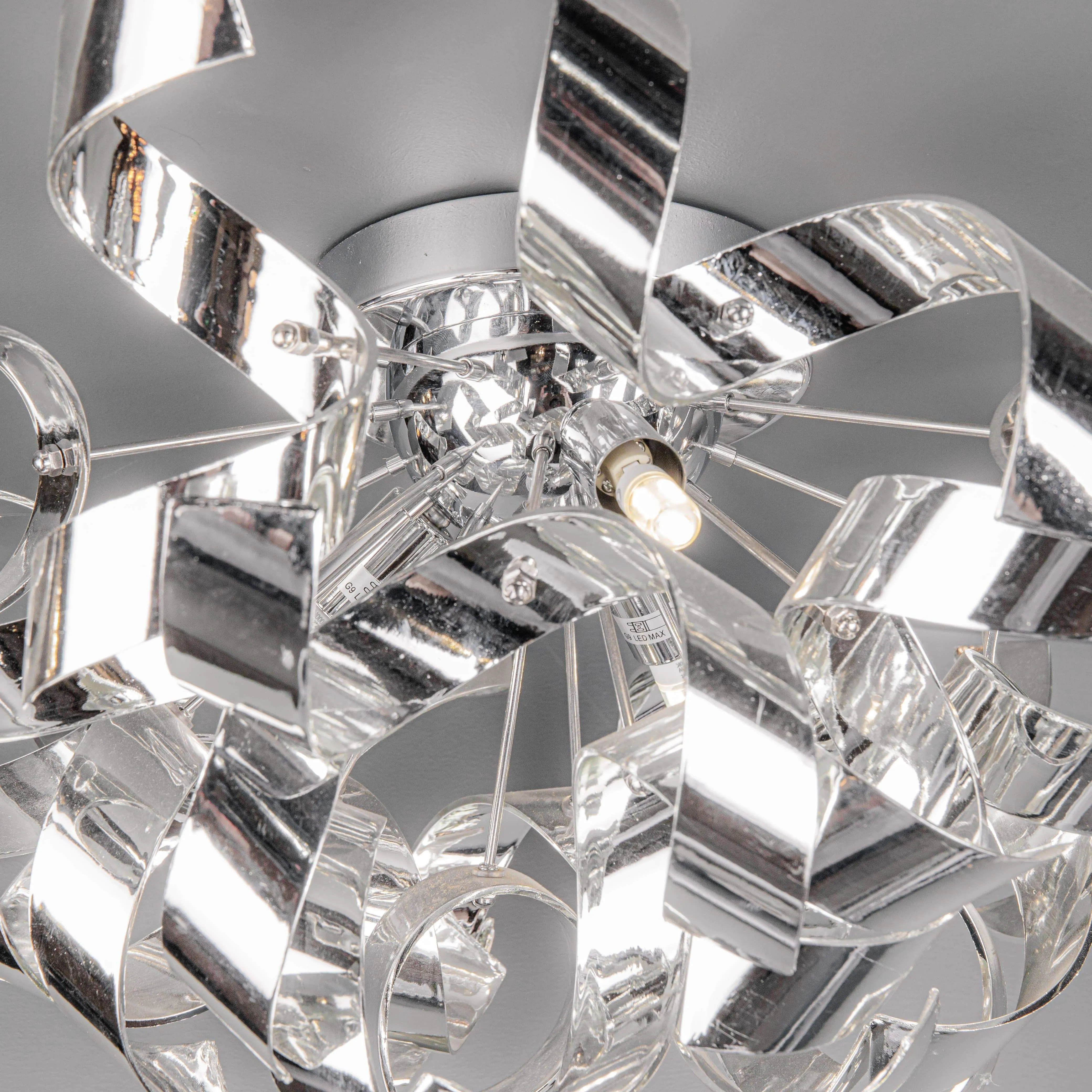Granada 5 Light Flush 60cm Polished Chrome Ceiling Light