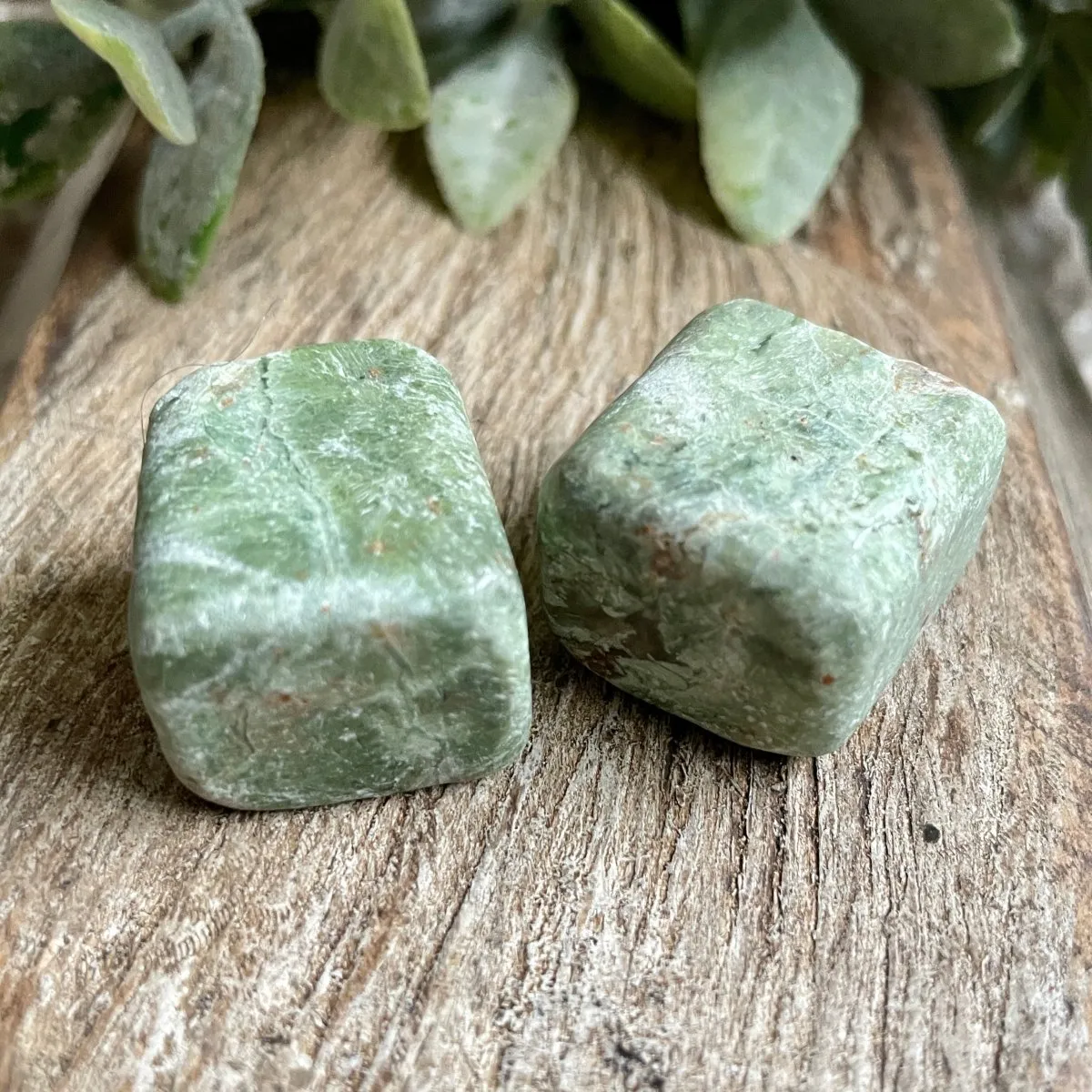 Green Peruvian Opal Tumbled