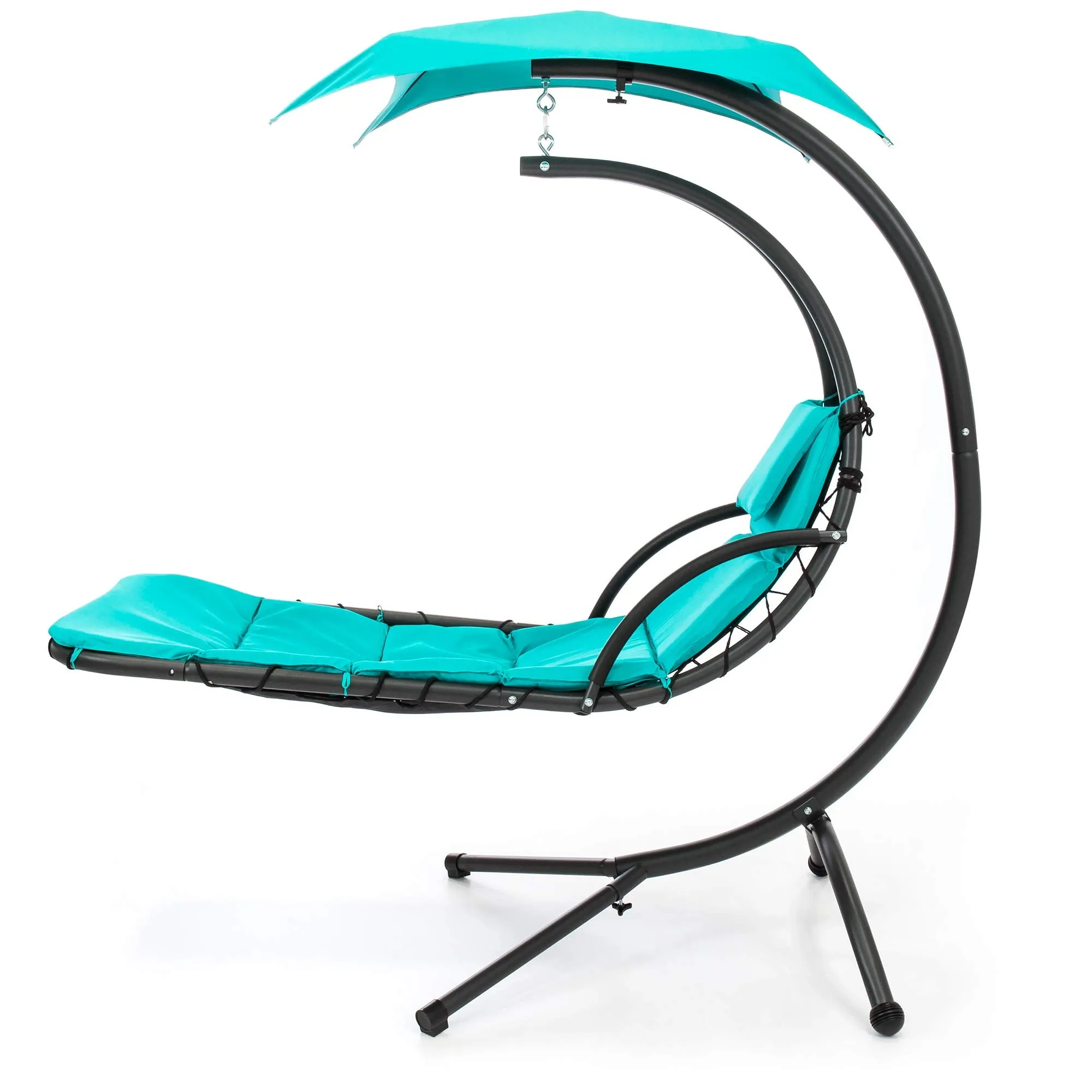 Hanging Curved Chaise Lounge Chair - Best Choice Products