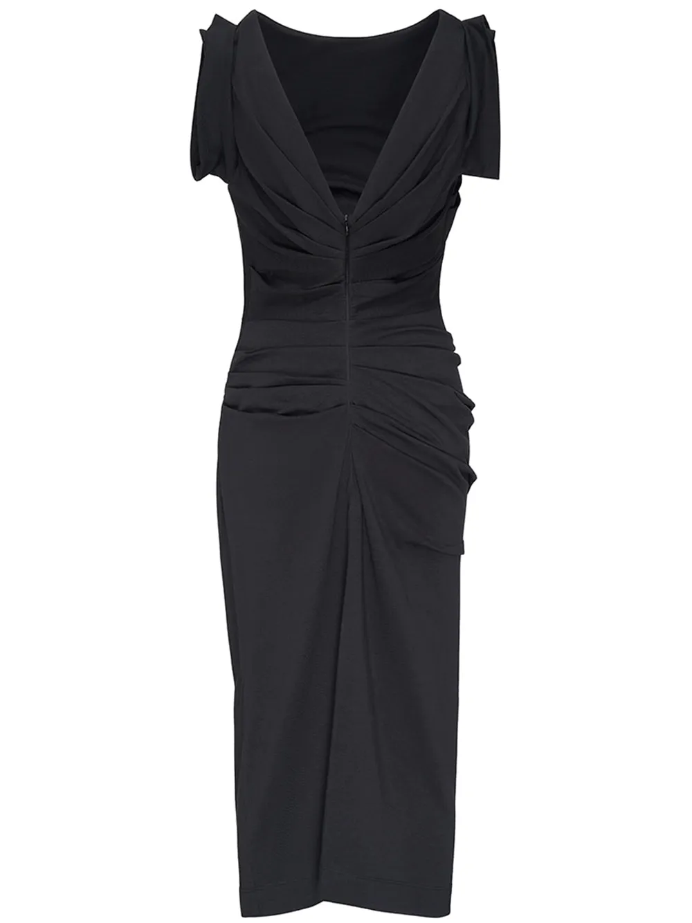 Heavy Cotton Jersey Fitted Dress