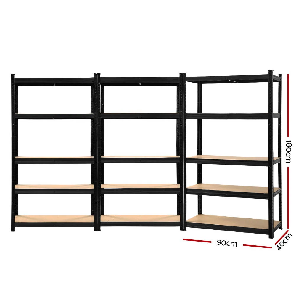 Heavy-Duty Adjustable Garage Shelving 3-Set – Giantz