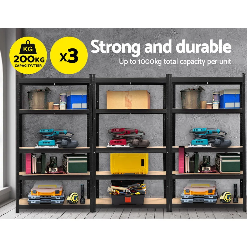 Heavy-Duty Adjustable Garage Shelving 3-Set – Giantz