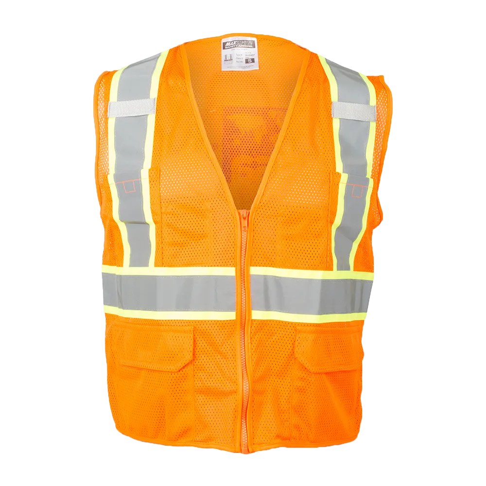 High Visibility Safety Orange Vest