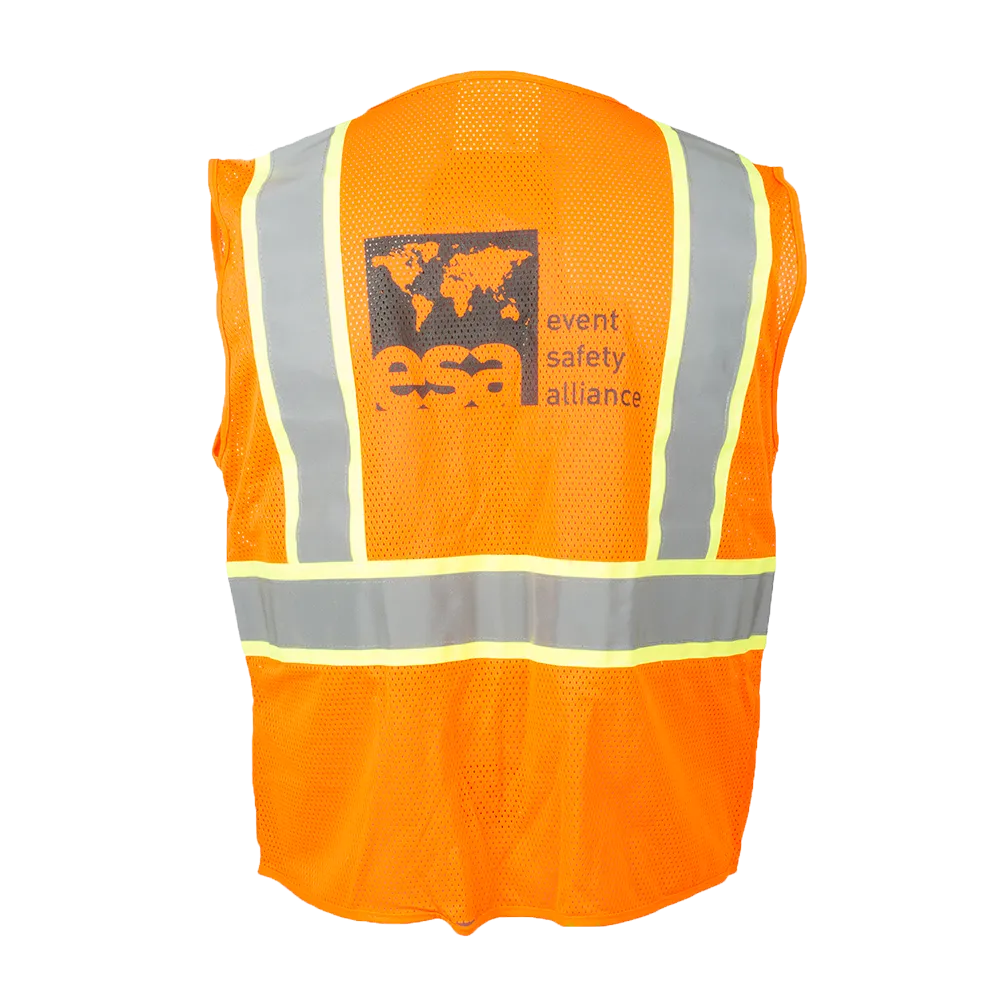 High Visibility Safety Orange Vest
