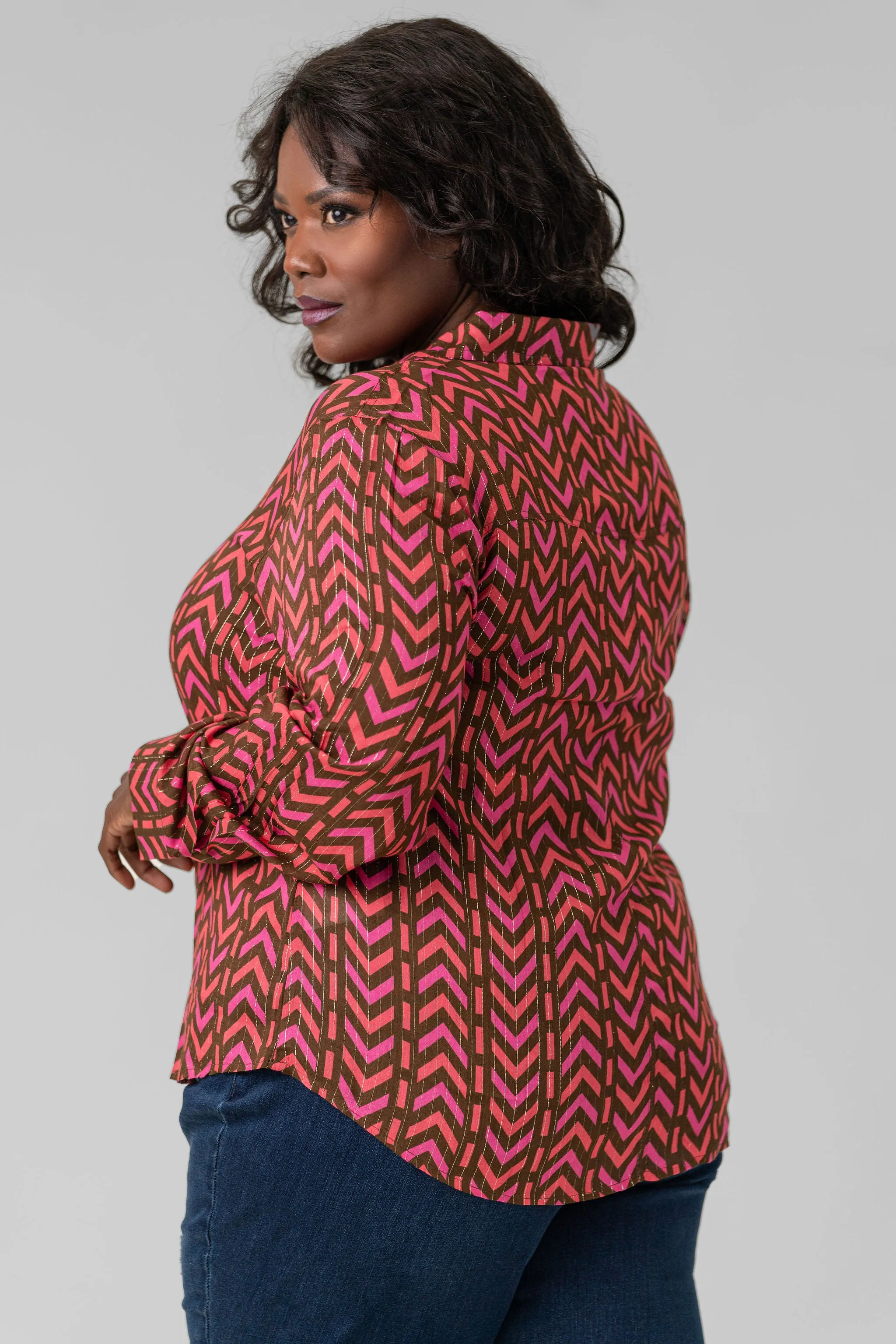 IKAT BUTTON DOWN