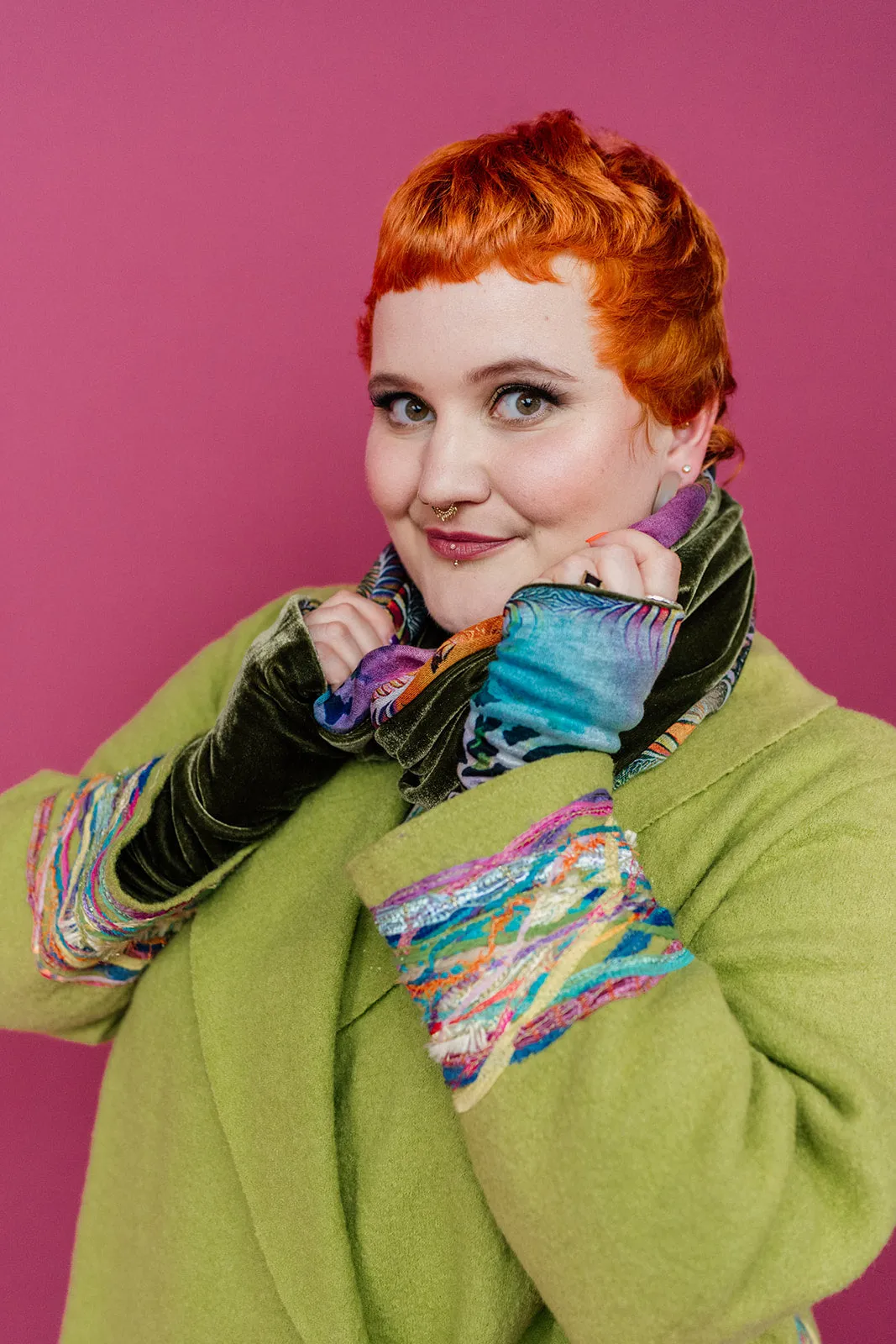 Infinity Scarf in Nature's Kaleidoscope