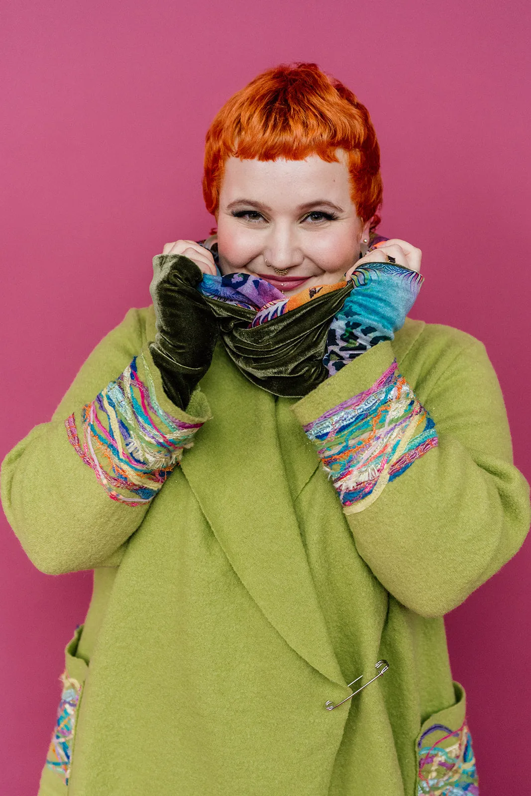 Infinity Scarf in Nature's Kaleidoscope