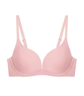 Invisible Inside-Out Non-Wired Padded Bra Pink