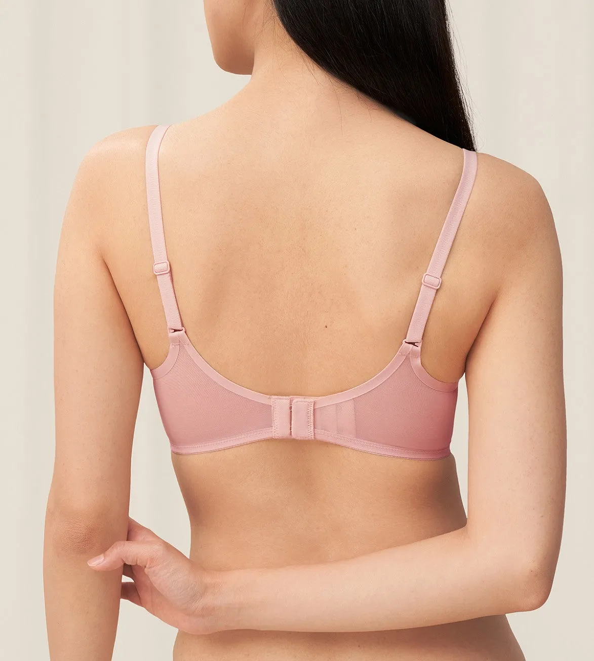 Invisible Inside-Out Non-Wired Push Up Deep V Bra