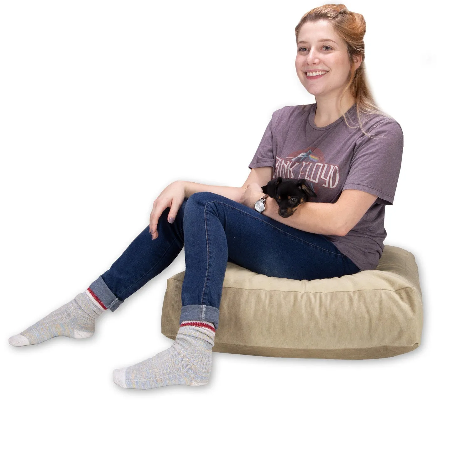 Jaxx Brio Large Décor Floor Pillow & Yoga Cushion