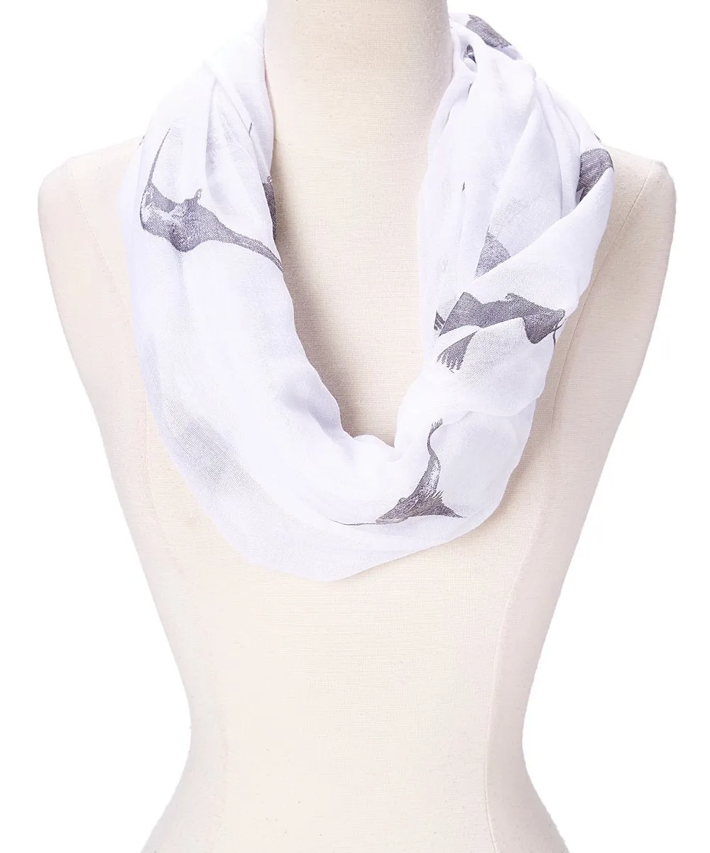 JC011285 Hummingbird Infinity Scarf