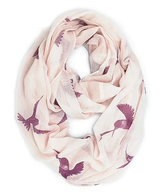 JC011285 Hummingbird Infinity Scarf