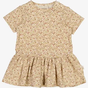 Jersey Dress Birthe | Baby - eggshell flowers