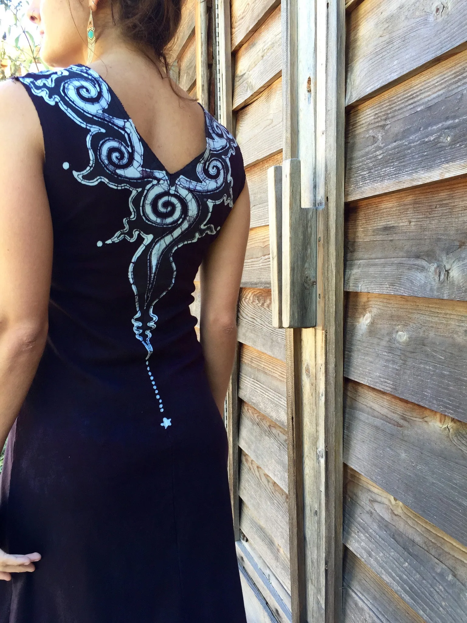 Lava Rock Organic Cotton Batik Dress