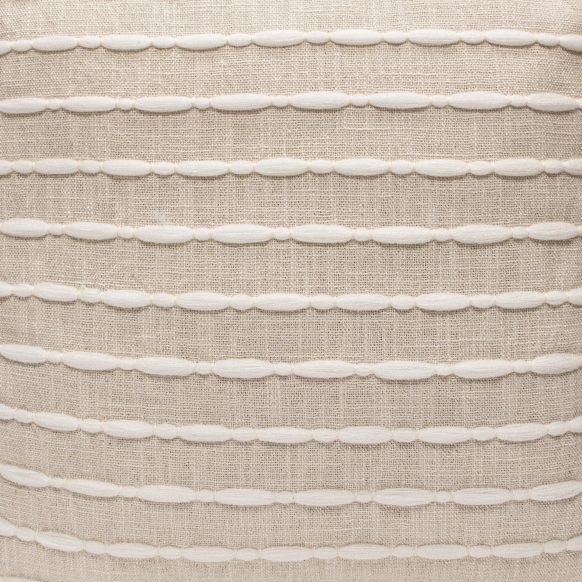 Linear Tassel Decorative Pillow