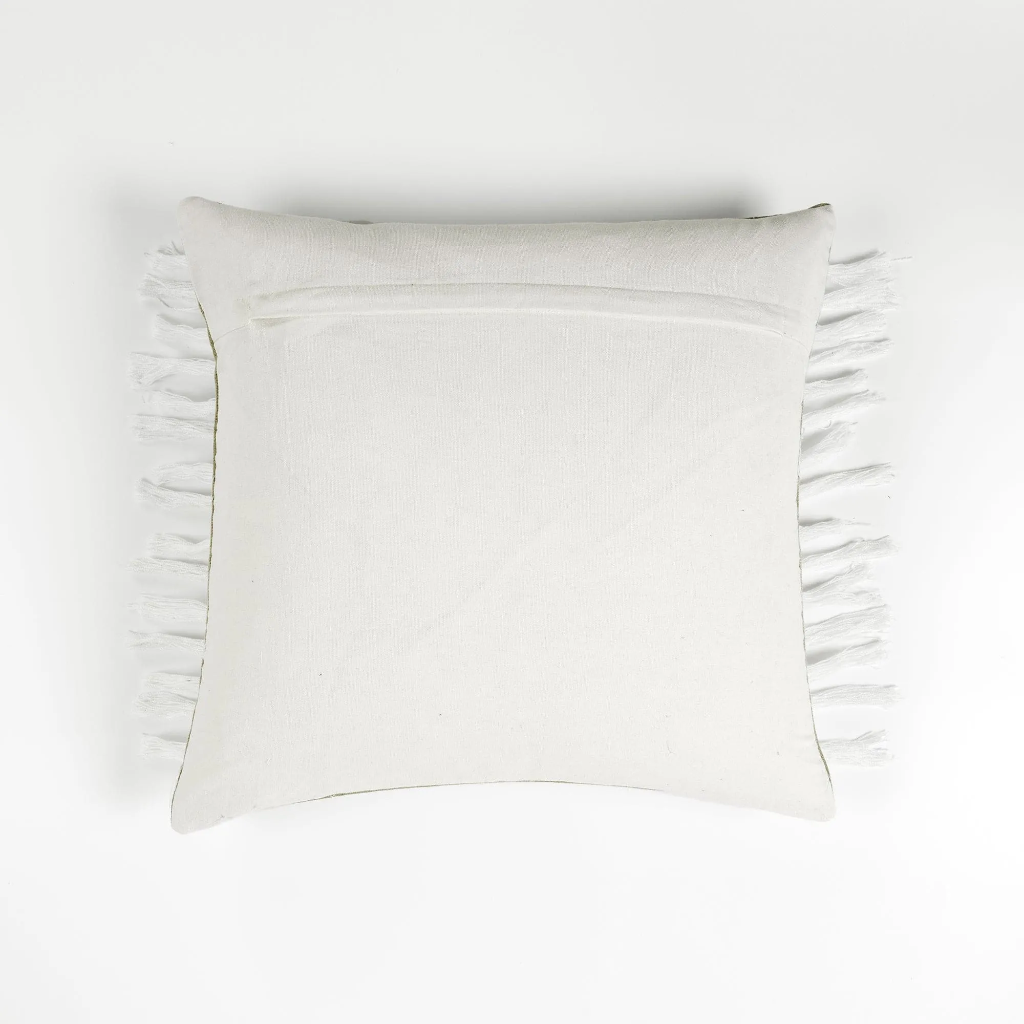 Linear Tassel Decorative Pillow