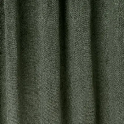 New - 1pc 54"x84" Light Filtering Velvet Macrame Trim Window Curtain Panel Teal - Opalhouse designed with Jungalow