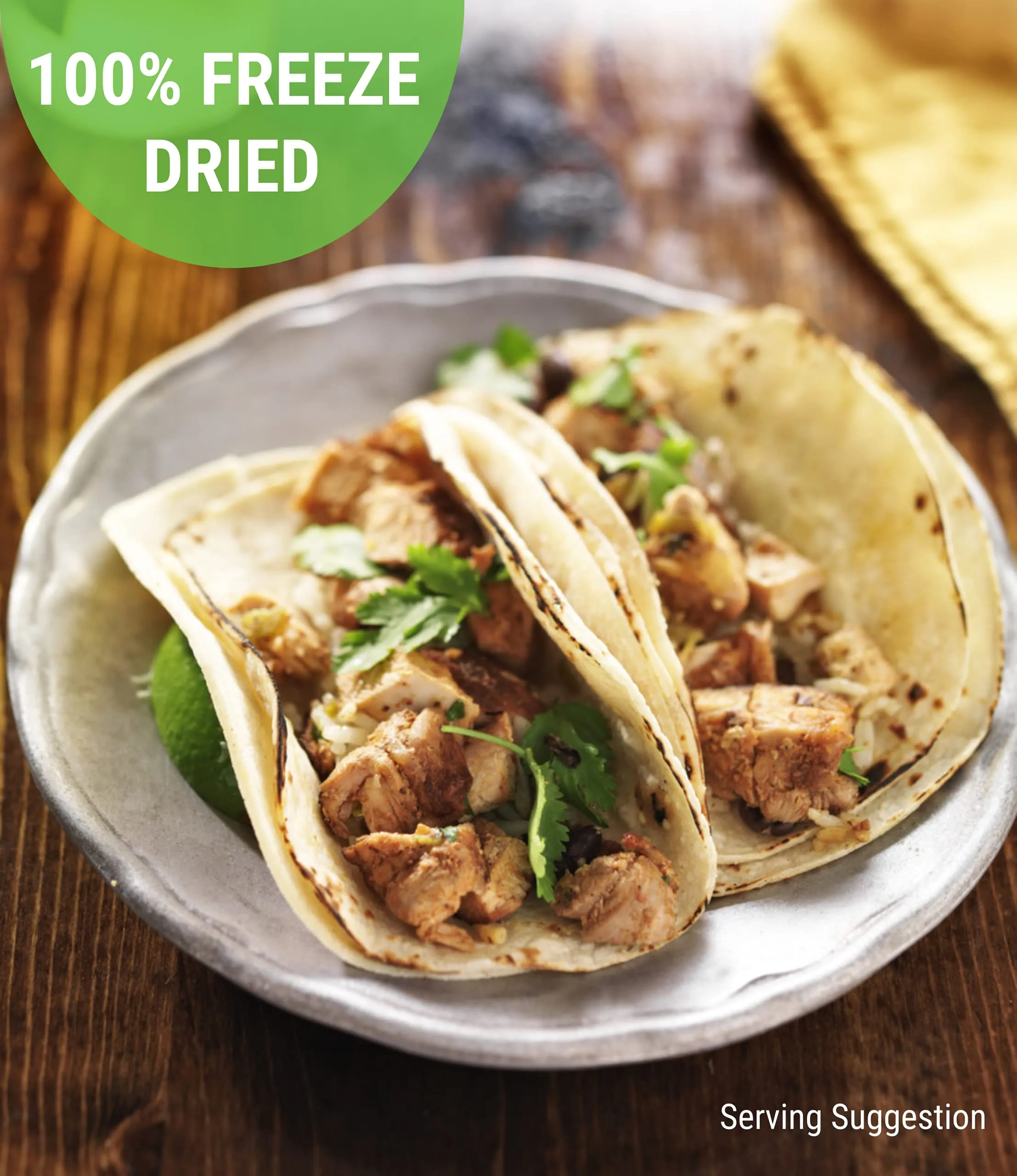 Nutristore Freeze-Dried Chicken #10 Can - 20 Servings