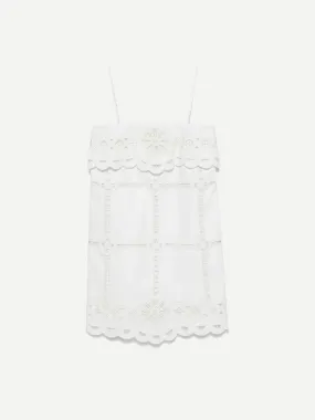 Parvedy Dress in White