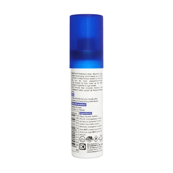 Safe And Clean Mouth Spray Spearmint Flavour 18ml