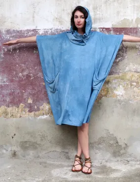 Super Cowl Perfect Pockets Below Knee Kaftan