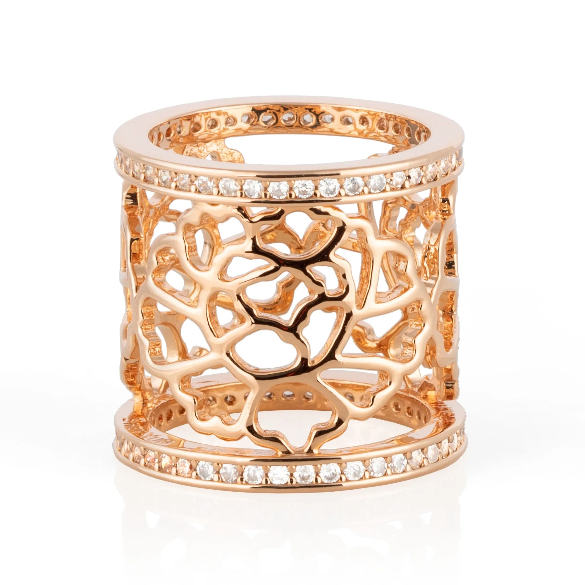 Tang Flower Scarf Ring
