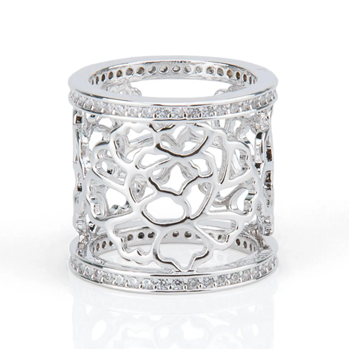 Tang Flower Scarf Ring