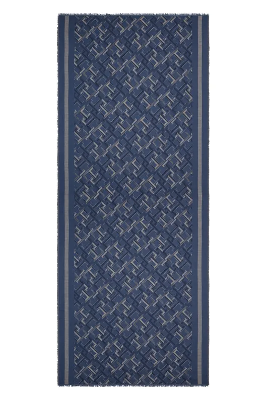 TH Monogram Jacquard Scarf