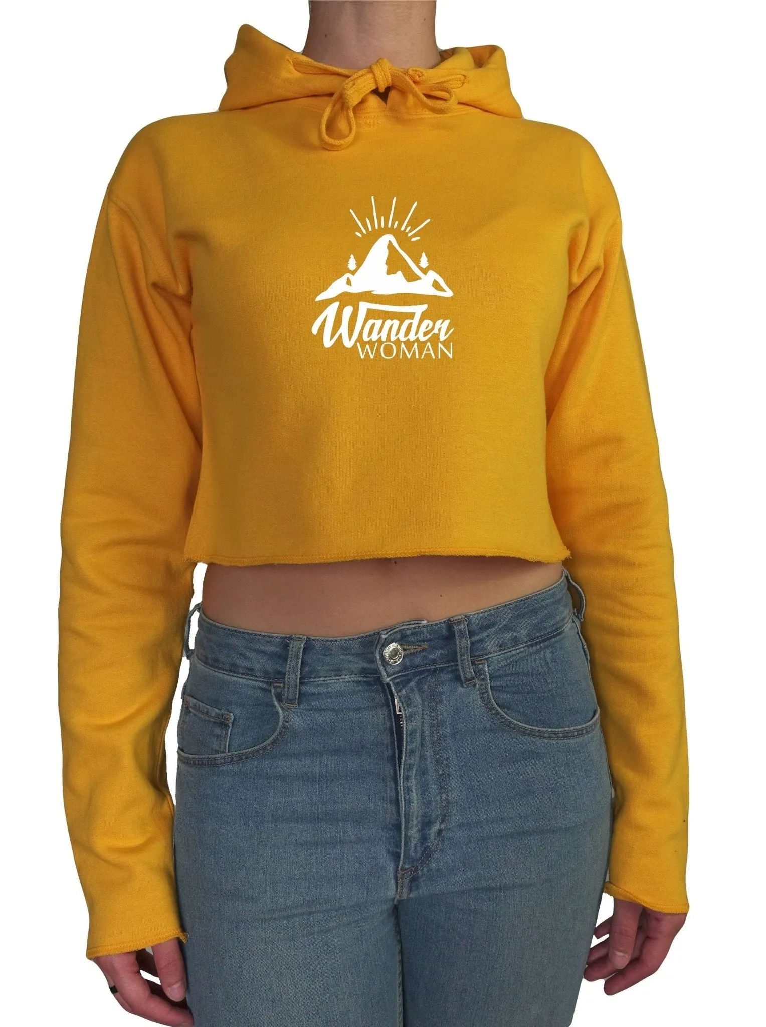 WANDER WOMAN || Organic Cotton || Crop Hoodie