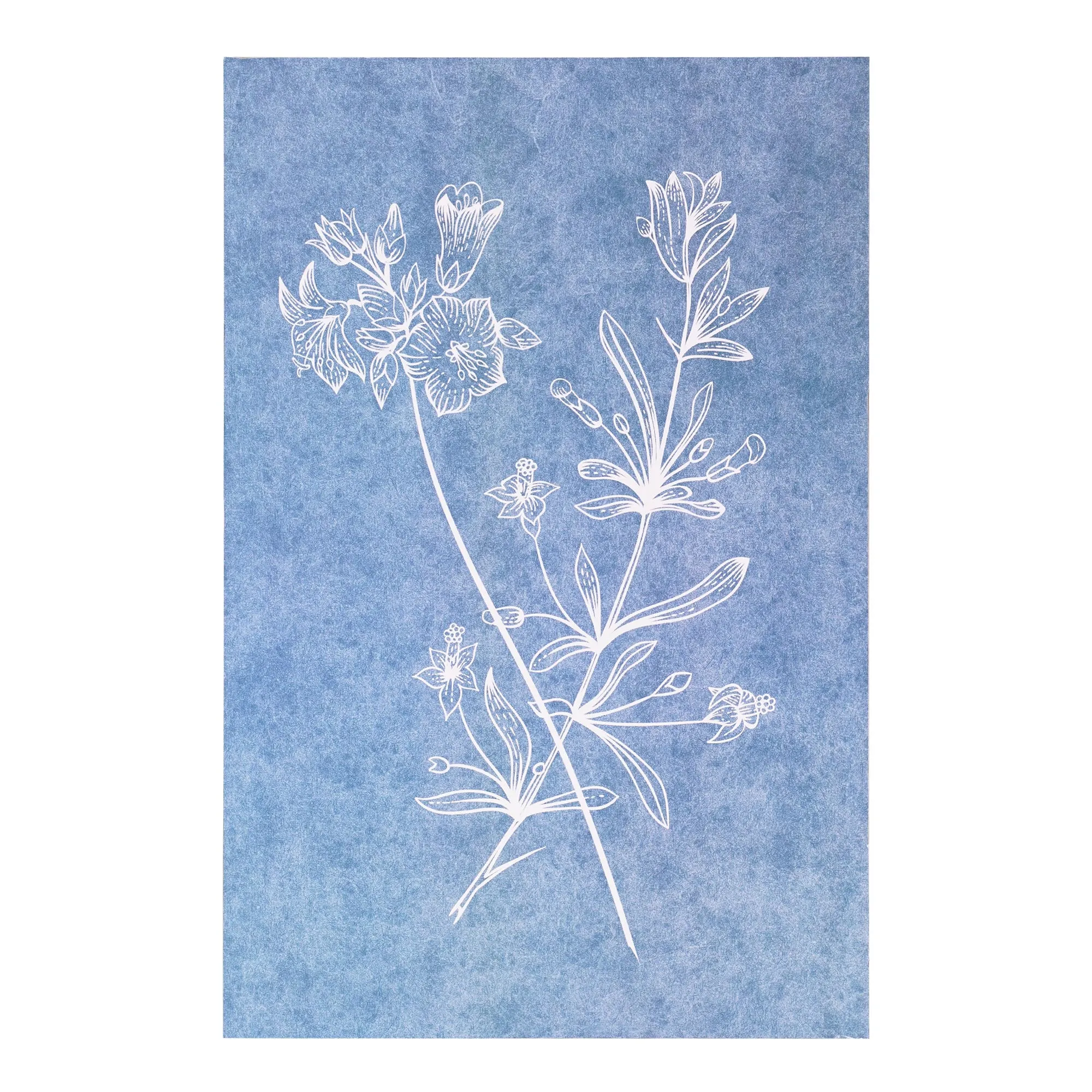 Wildflowers I Box Top Wood Wall Art Print - 12" x 18"