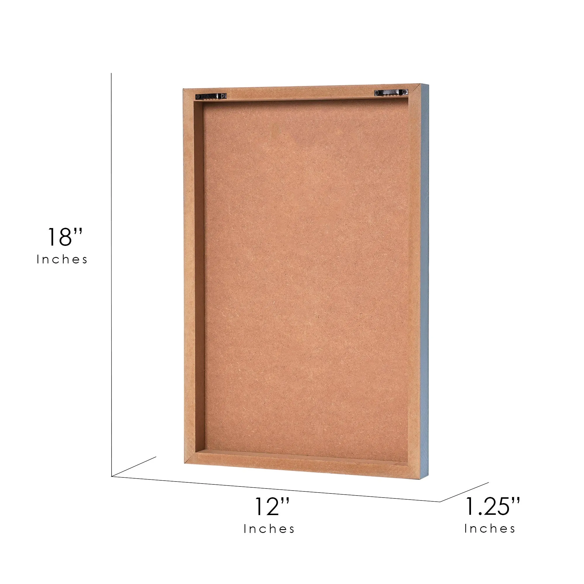 Wildflowers I Box Top Wood Wall Art Print - 12" x 18"