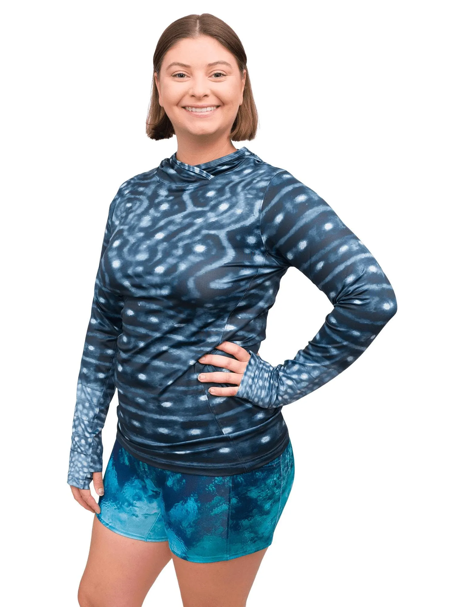 WOMEN'S Whale Shark Warrior Sun Shirt